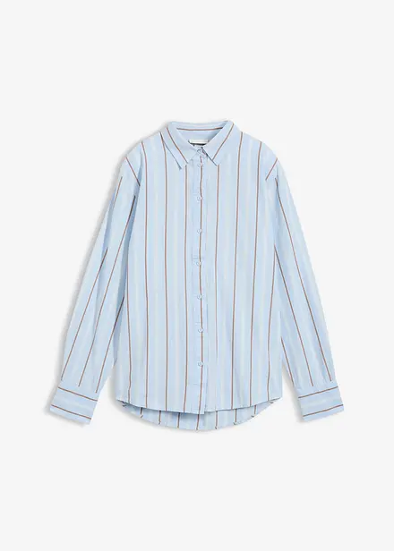 Hemdbluse aus reiner Baumwolle