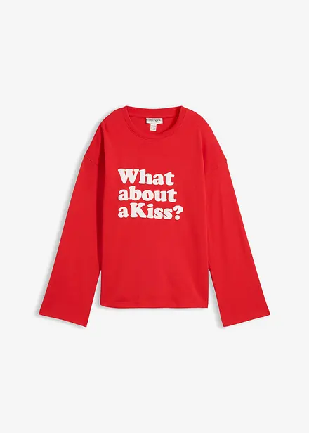 Langarmshirt aus schwerer Baumwolle