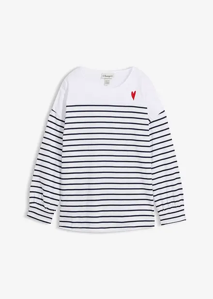 Langarmshirt aus reiner Bio-Baumwolle