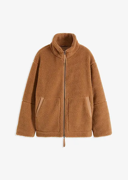 Veste en sherpa doubl&eacute;e