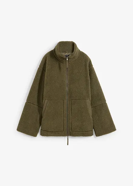 Gef&uuml;tterte Teddy-Fleece Jacke