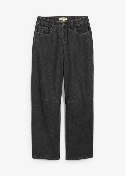 Barrel-Jeans Mid Waist