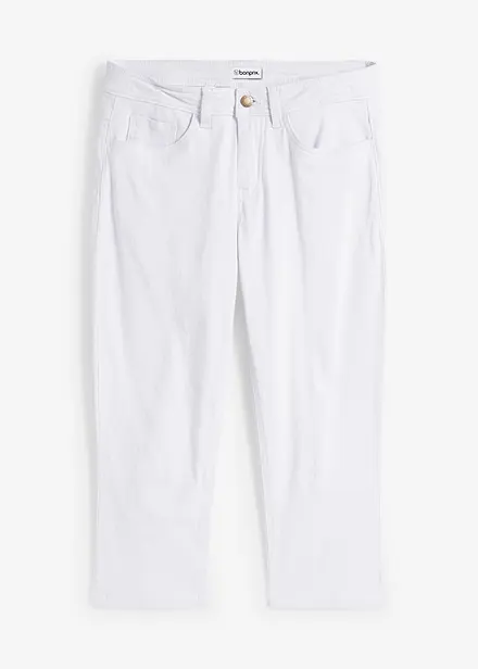 Jean slim taille mi-haute, raccourci