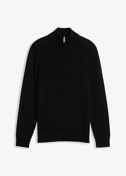 eleganter Troyer-Pullover mit Baumwolle