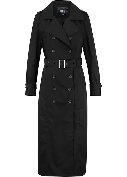 Long-Trenchcoat mit Tailleng&uuml;rtel