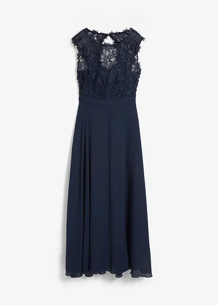 Robe longue avec dentelle