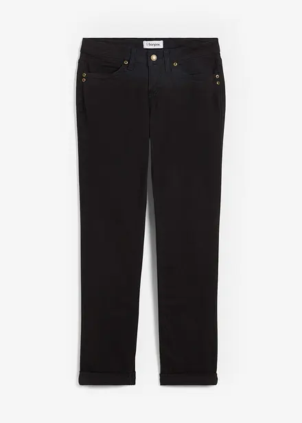 Jean droit taille mi-haute, extensible