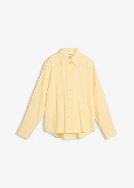 Hemdbluse aus flie&szlig;endem Viskose-Mix