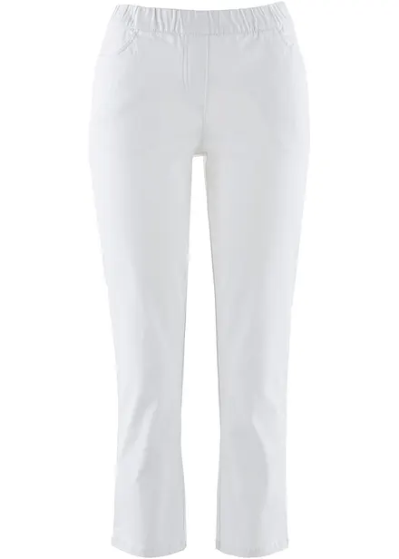 Pantalon 7/8 &agrave; taille &eacute;lastiqu&eacute;e