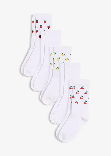 Tennissocken mit Bio-Baumwolle (5er Pack)