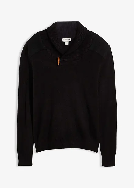 Pull en fine maille &agrave; col ch&acirc;le