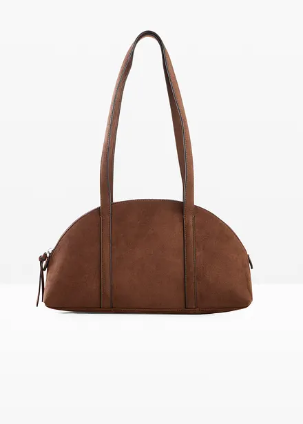 Umh&auml;ngetasche in Velourslederoptik