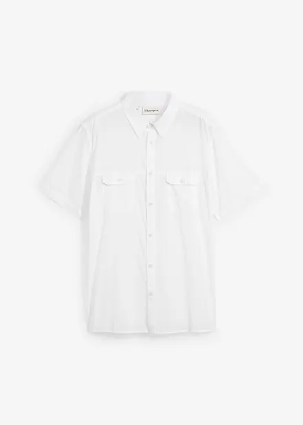 Kurzarmhemd aus reiner Baumwolle
