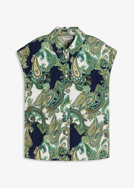 Chemisier imprim&eacute; en viscose fluide