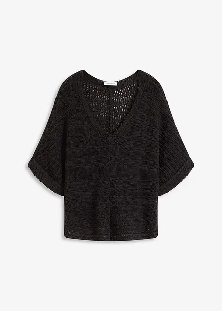 Pull en grosse maille de fil ruban