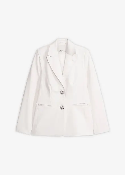 Blazer &agrave; boutons d&eacute;coratifs