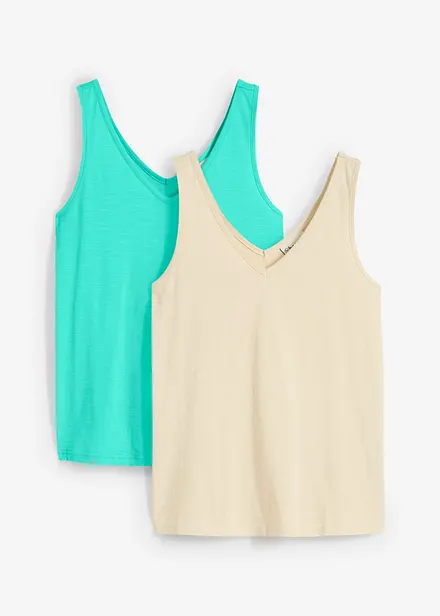 Lot de 2 d&eacute;bardeurs 100% coton