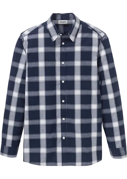 Chemise manches longues 100% coton