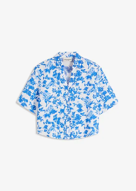 Chemisier manches courtes doux et fluide