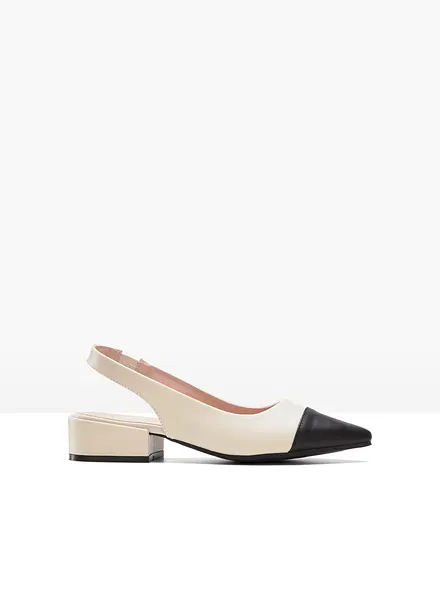 Slingpumps mit flachem Absatz