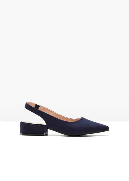 Slingpumps mit flachem Absatz