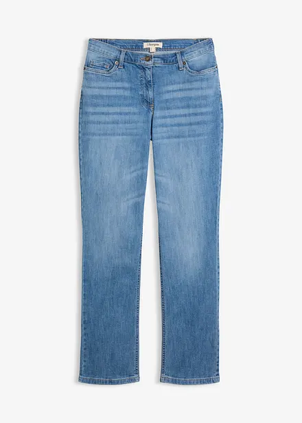 Straight-Jeans Mid Waist, Bequembund