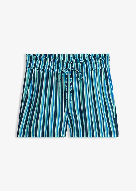 Strandshorts aus strukturiertem Crinkle