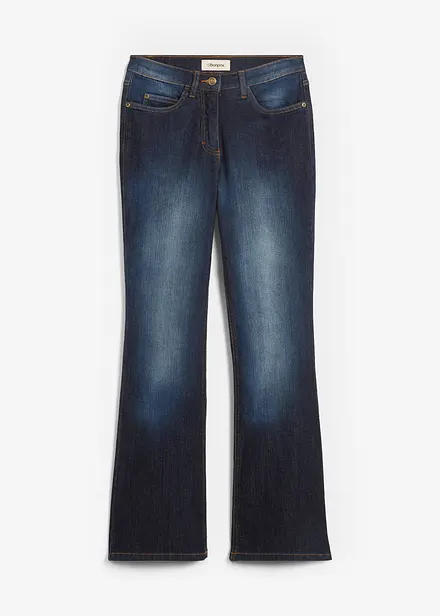 Bootcut-Jeans Mid Waist, Stretch