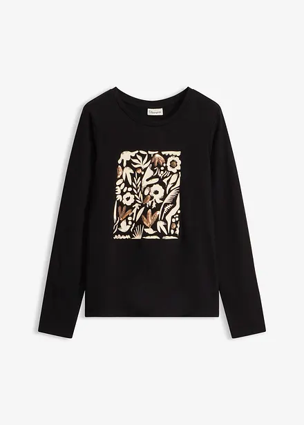 Langarmshirt mit Bio-Baumwolle