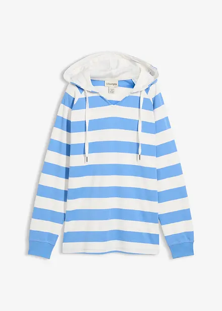 Leichtes Kapuzenshirt aus reiner Baumwolle