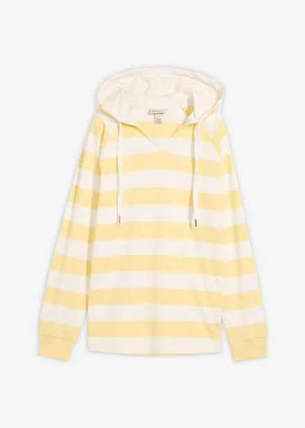 Leichtes Kapuzenshirt aus reiner Baumwolle