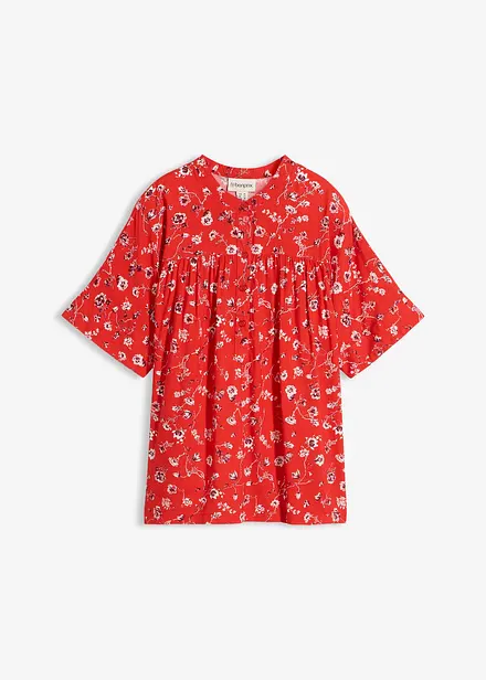 Schlupfbluse aus flie&szlig;ender Viskose