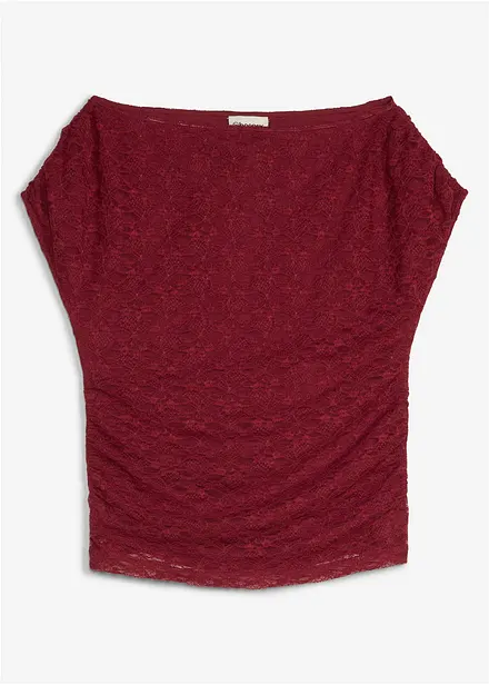 T-shirt &agrave; dentelle