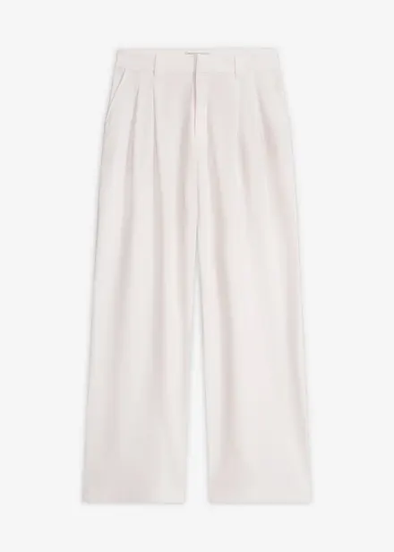 Pantalon large &agrave; pinces