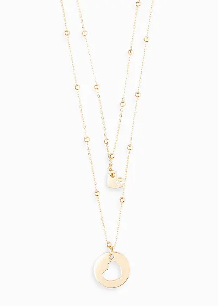 Kettenset (2-tlg.Set) mit Herzanh&auml;ngern