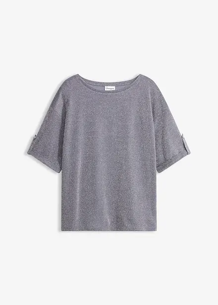 T-shirt brillant en viscose majoritaire