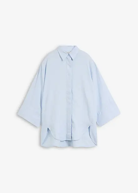 Hemdbluse aus k&uuml;hlendem Leinen-Mix