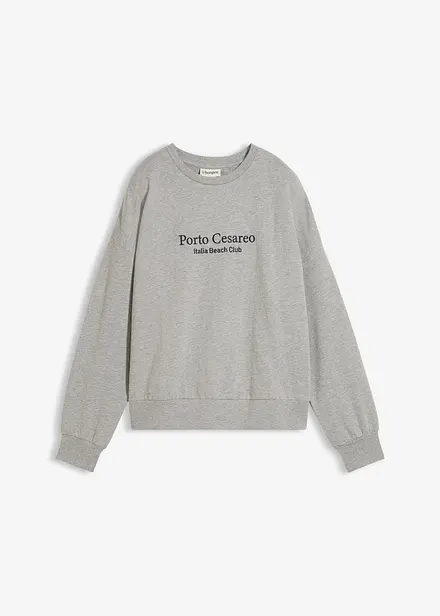 Sweat oversize avec broderie