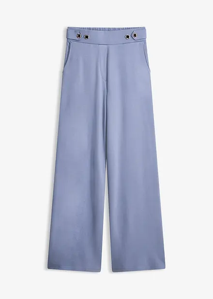 Jersey-Hose mit dekorativem Riegel