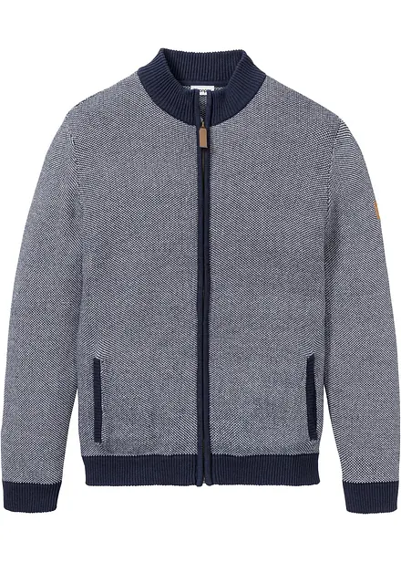 Gilet en grosse maille 100% coton