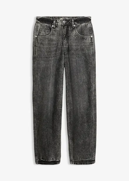 Balloon-Jeans Mid Waist, Super Soft cropped