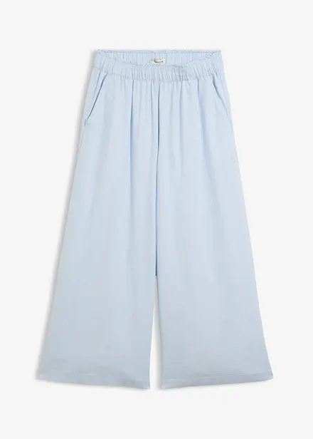 Palazzo-Hose aus Leinenmix