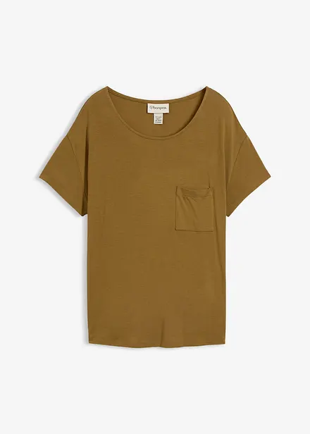 T-shirt doux en viscose extensible