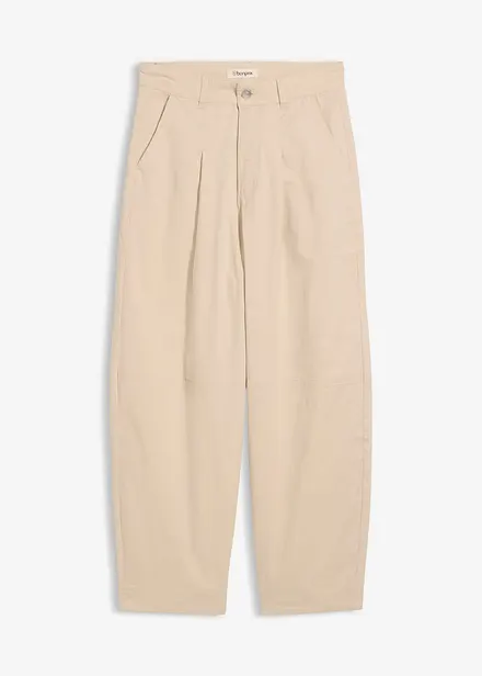 Leichte Twill-Culotte in Ballonoptik