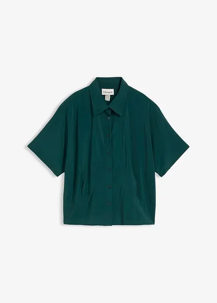 Bluse mit Fledermaus&auml;rmeln aus Viskose-Mix