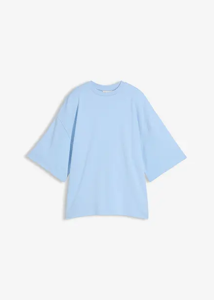 Oversize-Shirt mit asymmetrischem Saum aus reiner Bio-Baumwolle