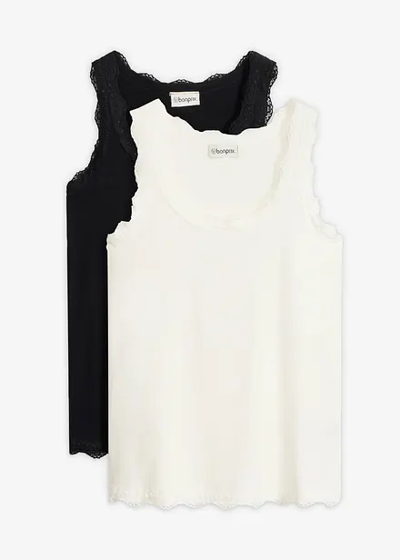 Tops &agrave; dentelle