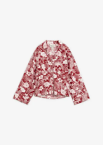 Resortbluse aus Viskosemix