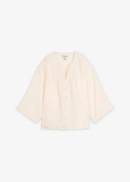 Bluse aus Viskose-Mix