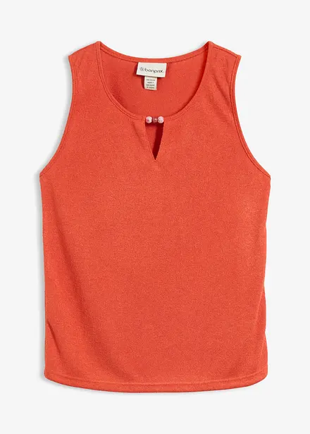 Stricktop mit Perlendetail